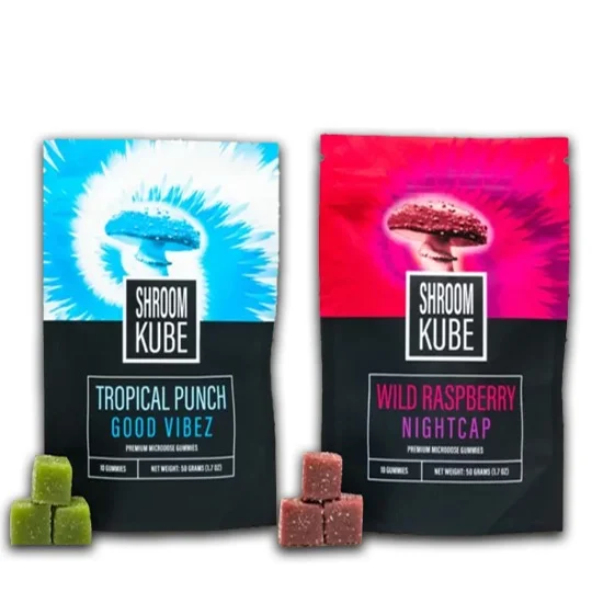 Shroom Kube Functional Mushroom Premium Microdose Gummies